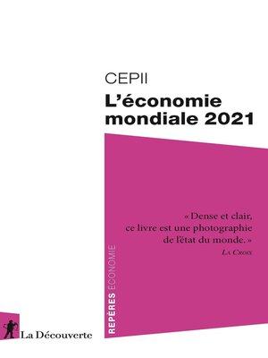 cover image of L'économie mondiale 2021